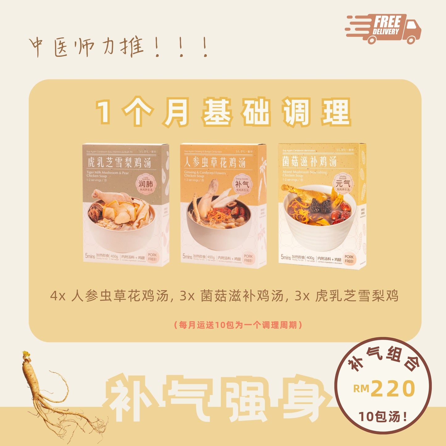 调理计划 SUBSCRIPTION PLAN